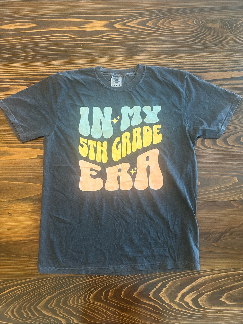 Comfort color-  "In My 5th Grade Era"
